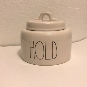 Rae Dunn ‘Hold’ Container